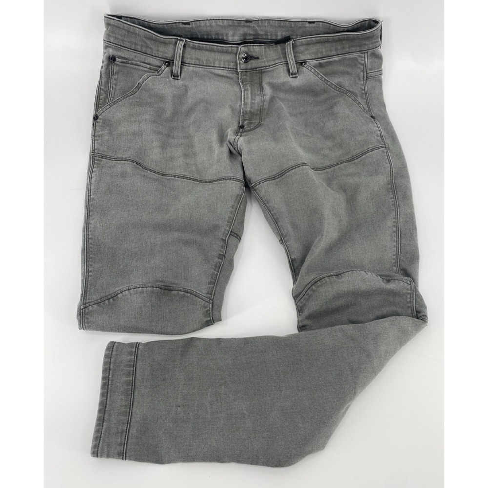 G-Star Raw 5620 3D Super Slim Men's Jeans  Size 40x32 Gray Skater Emo Punk Y2k